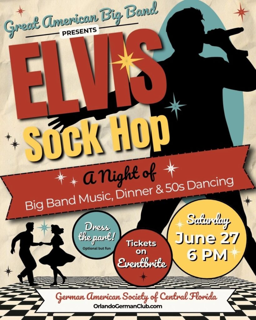 Sock hop with Elvis at the German American Society